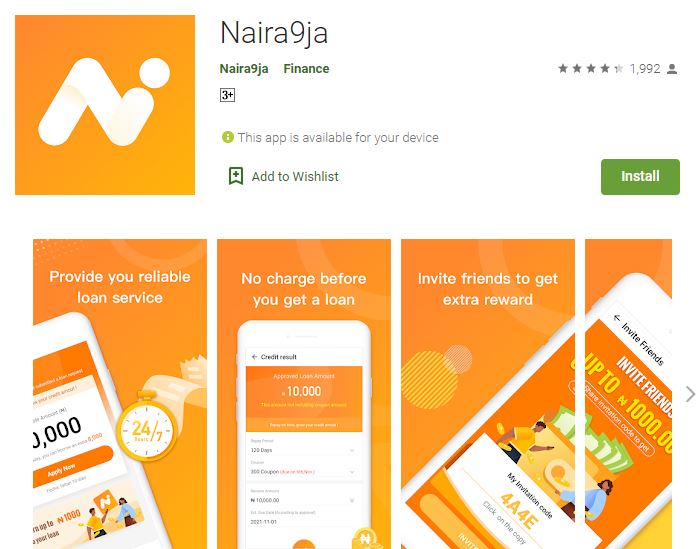 Naira9ja Loan App